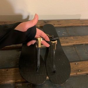 Tory Burch Miller Wedge Sandals Size 9